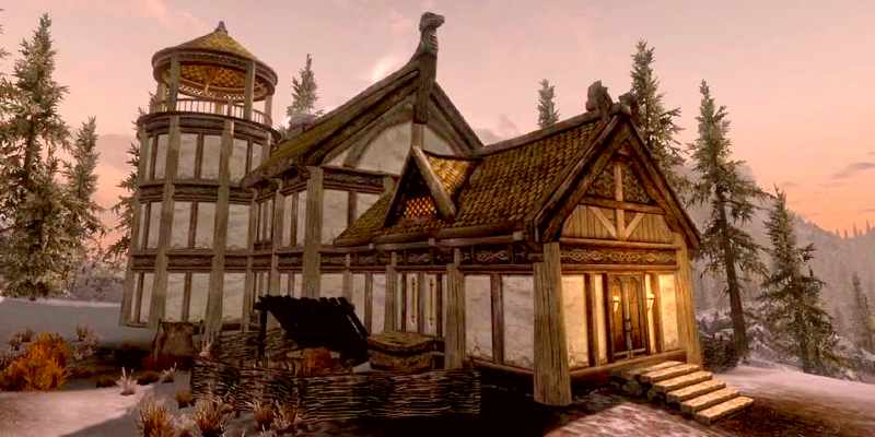 How to decorate house in skyrim?