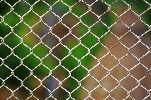 How to paint chain link fence